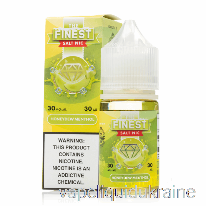 Vape Ukraine Honeydew MENTHOL - The Finest Salt Nic - 30mL 50mg
